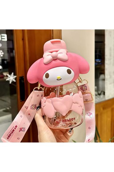 synshop My Melody Melody Sanrio Figure 850 ml Water Bottle Flask Tritan Harmless to Health