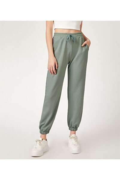 TRQOM Γυναικεία αθλητική φόρμα - Slim Fit, Elastic Mint