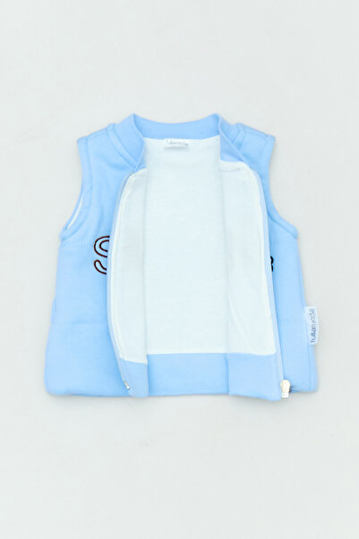 Fulla Moda %100 Pamuk Smile Nakışlı 3 Lü  Unisex Çocuk Takım