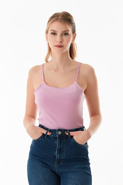 Fulla Moda Βασικό σώμα με λουράκι με κουμπωτά