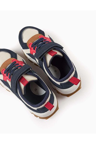 Ziddy Chunky Combined Trainers for Boys, Multicolour
