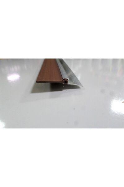 Genel Markalar Kapı Altı Alüminyum Fırça-süpürgelik-tozluk 100cm (ALINDAN MONTAJ) Kahverengi Kauçuk - Kapı Altı - 2