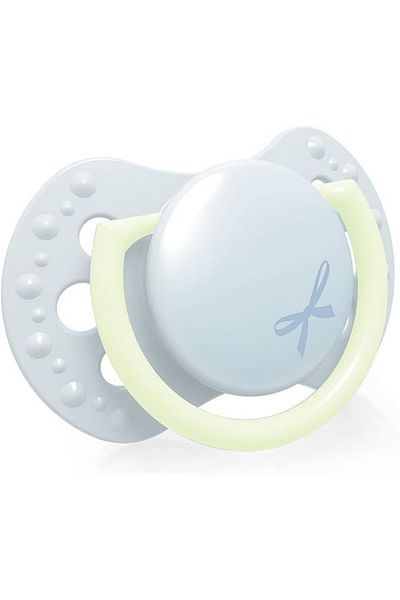 LOVI Dynamic Soother Mini Sheild Baby Shower Collection For 0-2 Months - Blue, Pack of 2