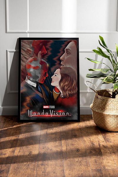 Saturn Pictură înrămată WandaVision - Pictură poster Marvel TV