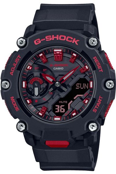 Casio ساعة G-Shock IGNITE RED إصدار خاص GA-2200BNR-1ADR