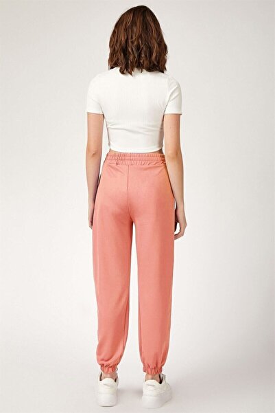 TRQOM Ροζ Γυναικεία Φούτερ - Ελαστική Φούτερ με έξι λεπτές εφαρμογές