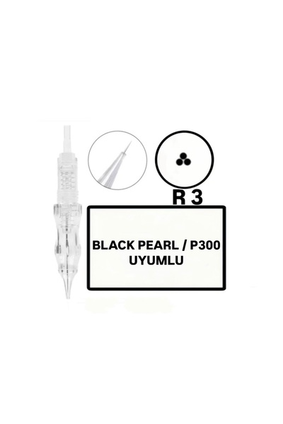 İthalSepeti 1 шт. (Black Pearl - P300 - Сумісний - R3) Змінний картридж для п...