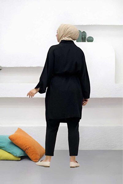 CNG MODA Belted Aerobin Wide Sleeve Oversize Kimono