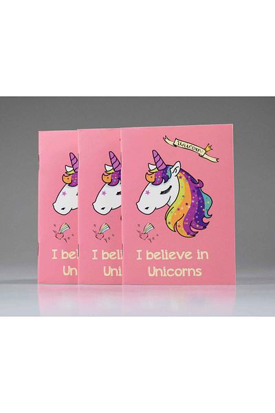 4nio Unicorn 3-Pack Mini Notebook