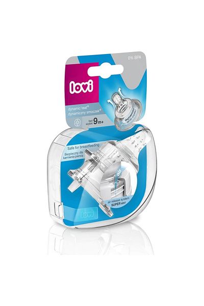 LOVI Dynamic Teat - Super Vent 9Months + Slow - Pack Of 2