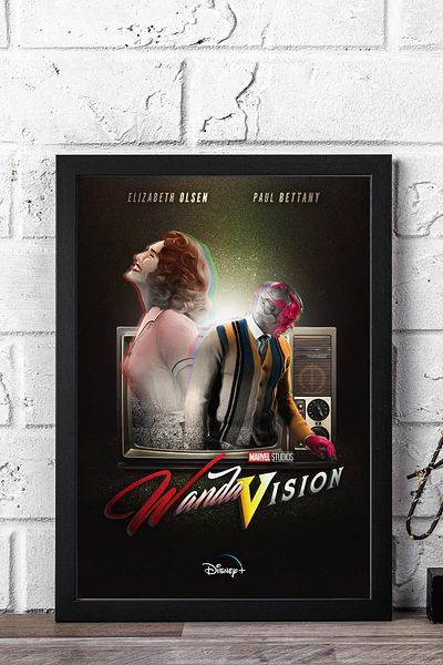 Saturn Pictură înrămată WandaVision - Pictură poster Marvel TV