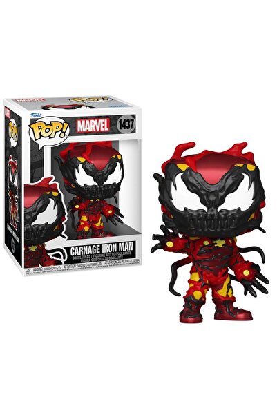 Funko Pop Marvel Carnageized-Carnage Iron Man No:1437 Booble Head