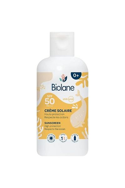 Biolane Baby 0+ Spf50 Sunscreen Cream | Designed For Your Baby's Delicate Skin | 125Ml