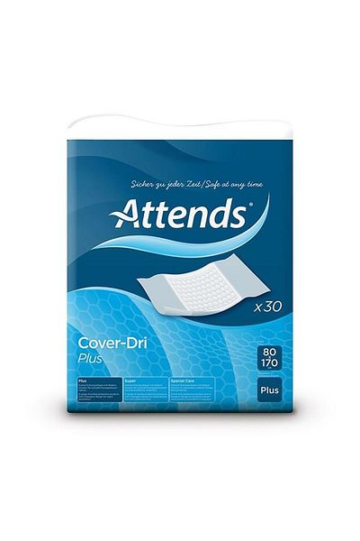 attends Cover Dri 80X170 Plus - Non-Slip Waterproof - 50 Pieces