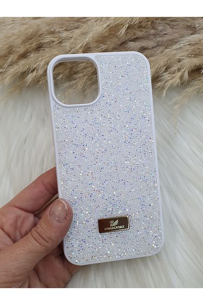 Aksesuarda Moda حافظة سفروفسكي ذات علامة تجارية فاخرة متوافقة مع هاتف iPhone 13 - 14 - 15