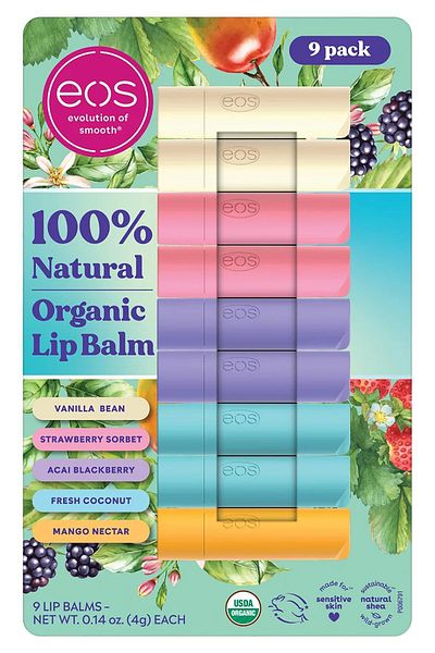 Eos 9 Assorted Lip Balm - Lip Balm Pack