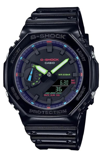 Casio مجموعة G-SHOCK Rainbow GA-2100RGB-1ADR