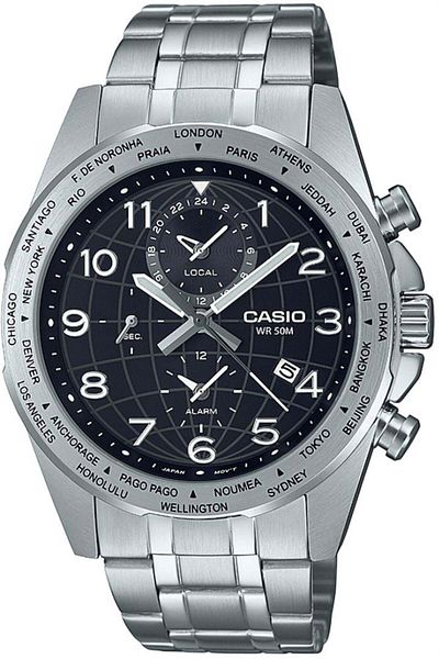 Casio ساعة كلاسيكية للرجال بمينا تناظري MTP-W500D-1AVDF