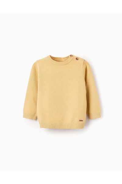Ziddy Soft Knit Jumper for Baby Boys, Yellow
