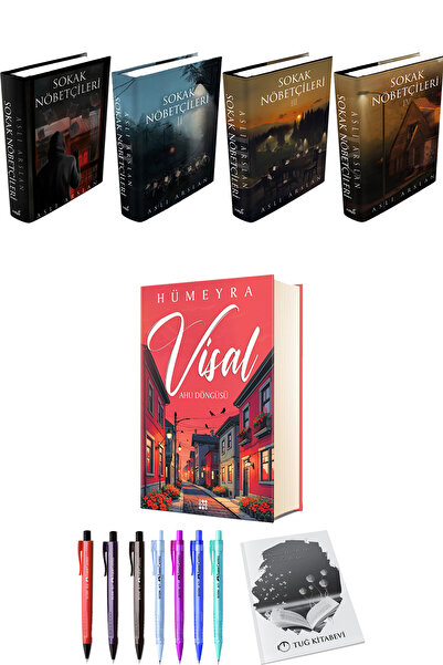 İndigo Kitap Sokak Nöbetçileri 4lü Set Ciltli Aslı Arslan ve Visal Ahu Döngüs...