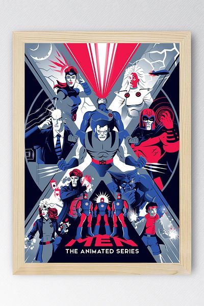 Saturn X-Men Framed Painting - Marvel Movie Poster Painting