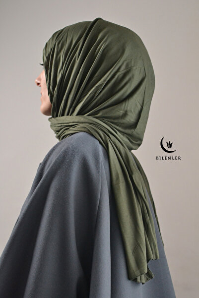 Bilenler Χτενισμένο βαμβακερό σάλι Hijab