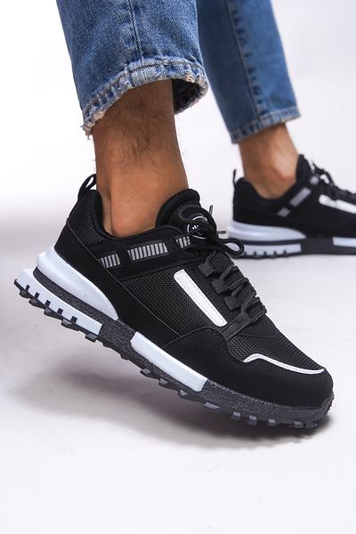 Riccon Clernaith Ανδρικό Sneaker 0012X21 Μαύρο Λευκό