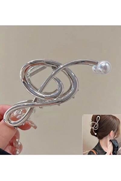 NEW HİLL Yeni model taşlı şık metal mandal toka