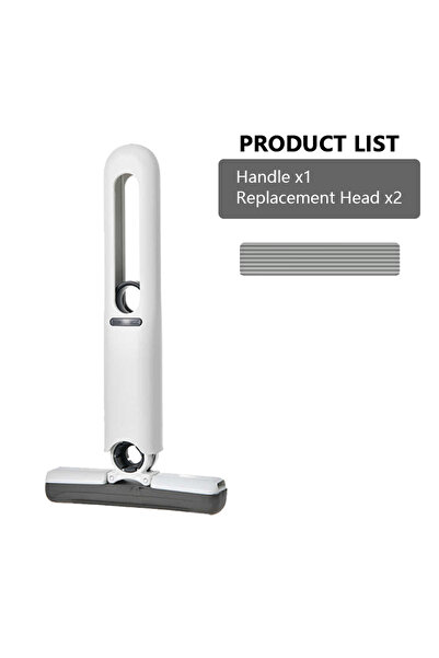 Choice3 1 Handle 2 Head Mini Mop Self Squeeze Mop Powerful Folding Household Clean Tools No Hand Wash Strong