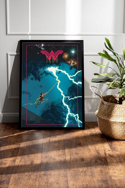 Saturn Επιτραπέζιο με κορνίζα Wonder Woman 1984 - Επιτραπέζια αφίσα ταινίας