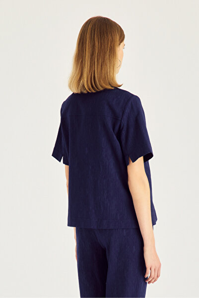 Naramaxx Kısa Kollu Dokulu Gömlek