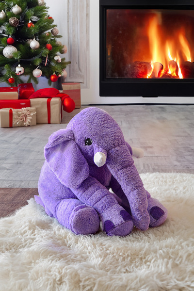 Canestar - Sevgiliye Özel Uyku Arkadaşı Yumuşacık Sevimli Peluş Fil - Uyku Ar...