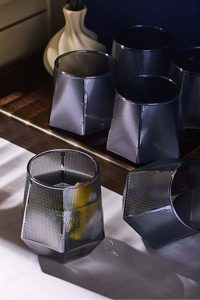 Perotti Harvey Smoked 320 ml Set of 6 Glass Cups