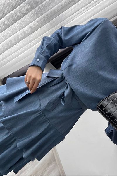 Neşeli Butik γυναικείο εισαγόμενο ύφασμα με στρώσεις χιτζάμπ NMS051