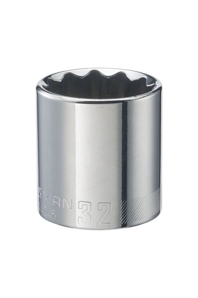 CraftSman Alloy Steel Nickel-Plated 12-Point Socket 1 and 2inch