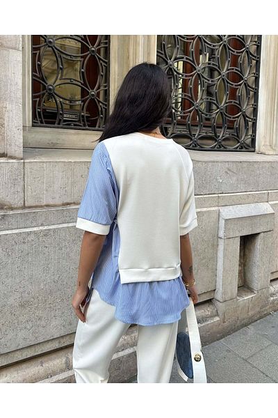 Elegant Σετ Modal Fabric με λεπτομέρεια δεσίματος στο πλάι