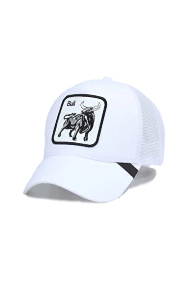 Mihos Pălărie albă de taur cu figuri de animale