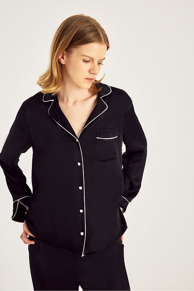 Naramaxx Long Sleeve Satin Pajama Set.