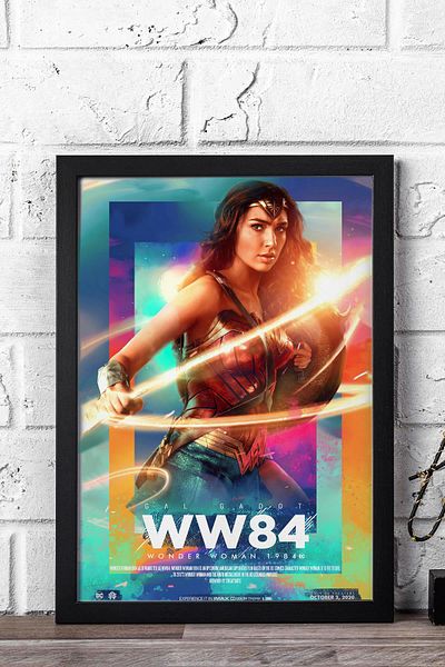 Saturn Wonder Woman 1984 Framed Painting - Movie Poster Painting