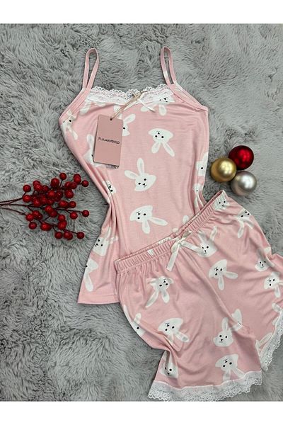 pijamaworld Viscose Soft Fabric Pajama Set with Ip Strap Shorts