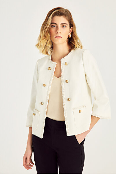 Naramaxx Düğme Detaylı Tüvit Ceket