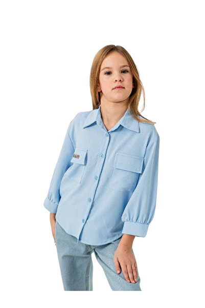 Cemix Sleeve Shirted Girl's Shirt