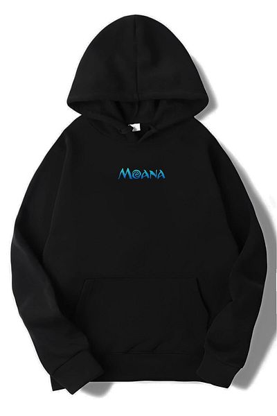 BRZ COLLECTION Унисекс суичър с овърсайз принт Moana