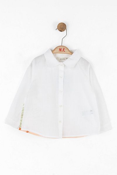 NK Baby Girl Arrakis Shirt 1-4 Years Ecru