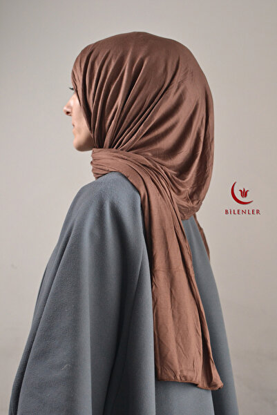 Bilenler Χτενισμένο βαμβακερό σάλι Hijab