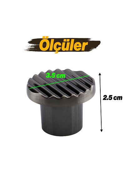 Badem10 Melen Antique Nichel Buton O singură șurub Mobilier Bucătărie Sertar Dulap Dulap Mâner metalic Mâner