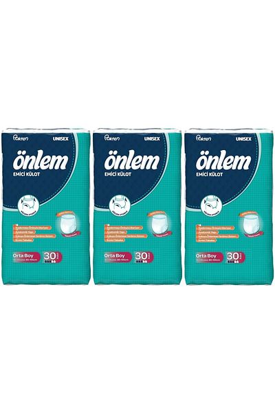 ÖNLEM Absorbent Panties Patient Diaper Medium Medium 90 Pieces