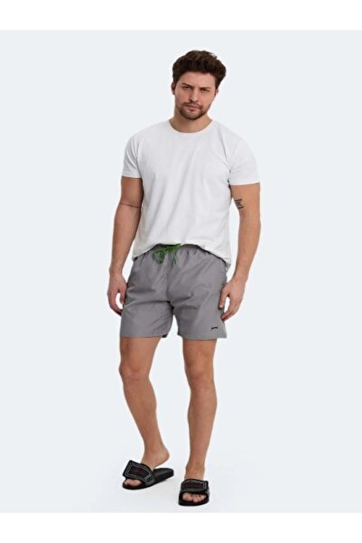 Slazenger Reno Erkek Mayo Paraşüt Şort - Slazenger - Gri - ST00124-Gri-XXL