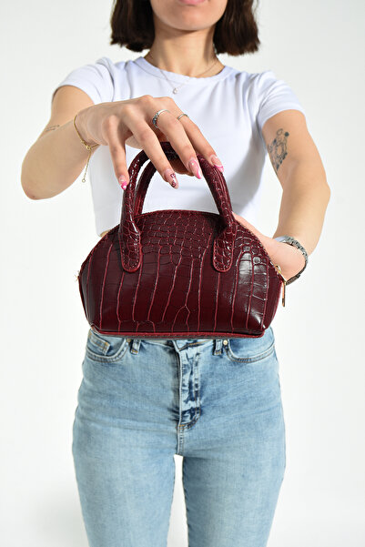 Valu Accessorize Kadın Siyah Çapraz Askılı Mini Omuz Ve El Çantası Bordo