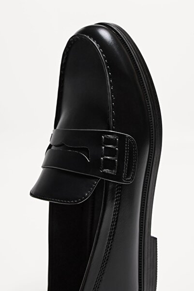 Bershka Siyah Erkek Klasik Loafer Ayakkabı